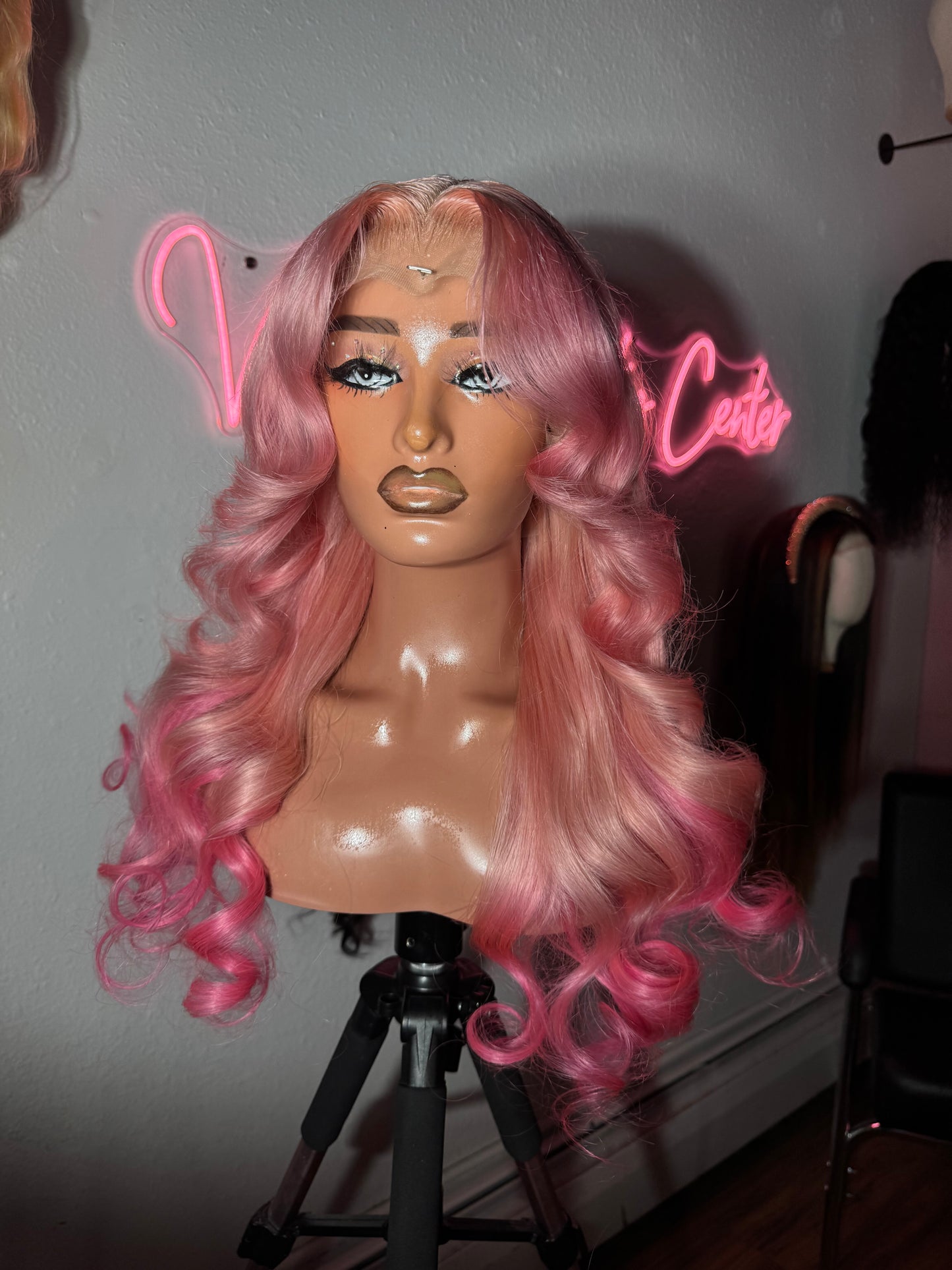 Mia - 26" light pink hd lace frontal unit