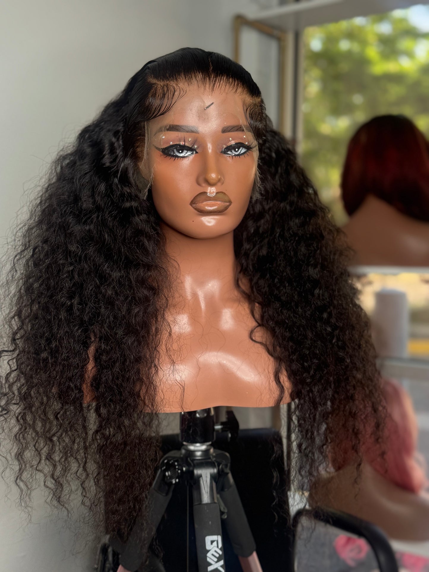 Amber - 24” curly deep wave unit
