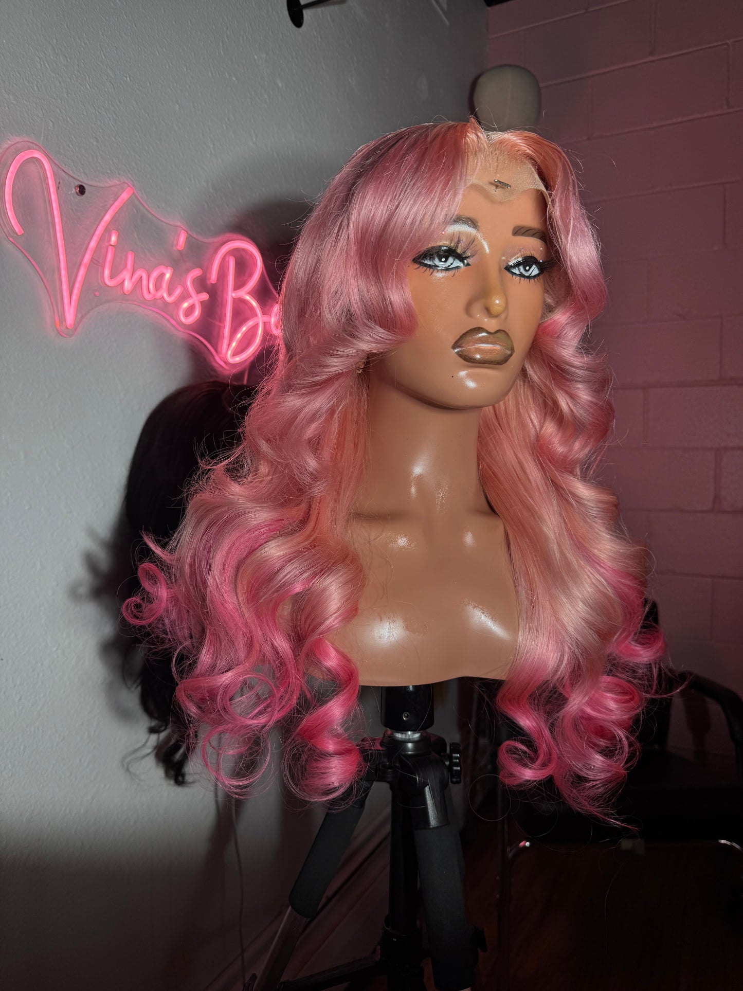 Mia - 26" light pink hd lace frontal unit
