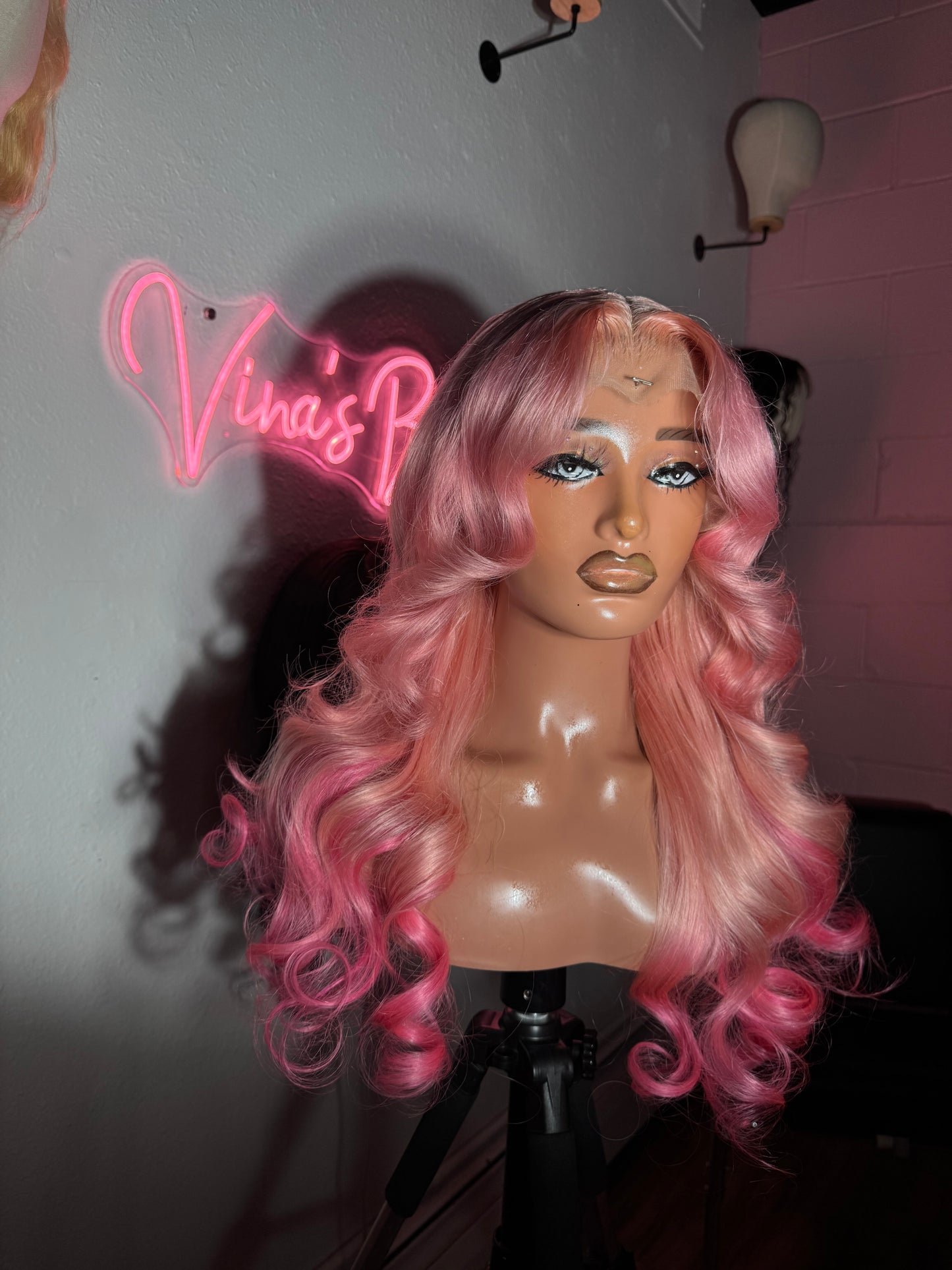 Mia - 26" light pink hd lace frontal unit