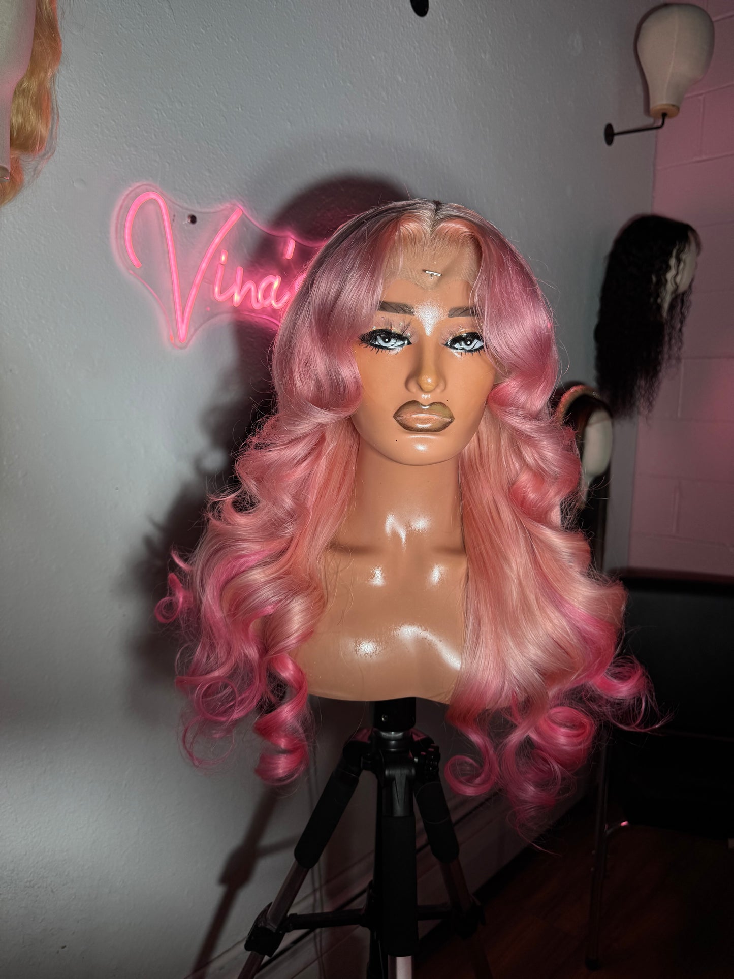 Mia - 26" light pink hd lace frontal unit