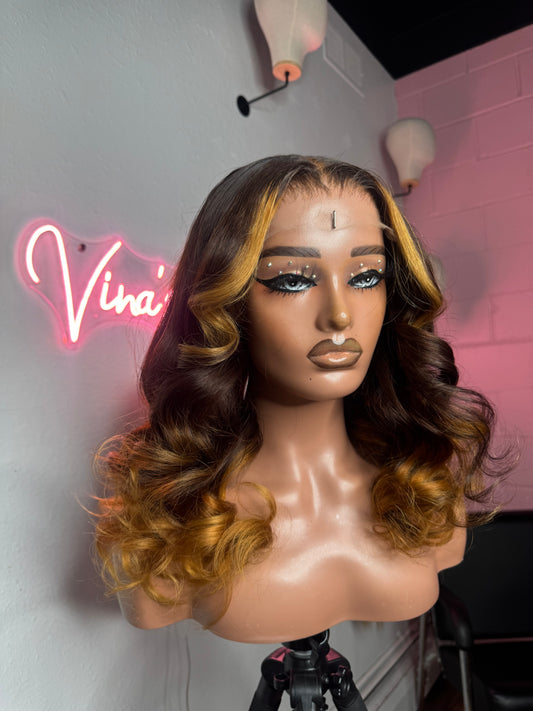 Emma - 16" chocolate brown glueless unit